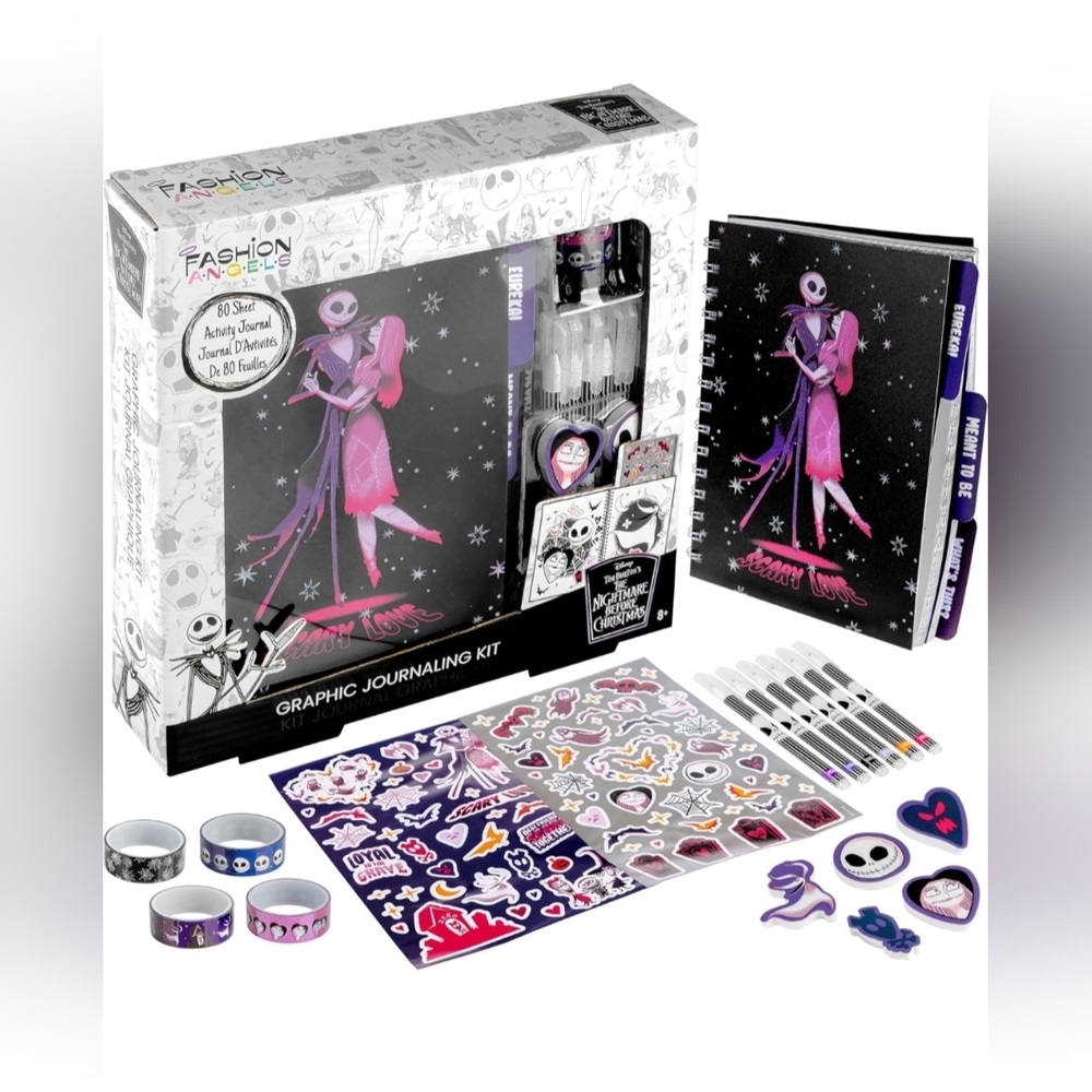 The Nightmare Before Christmas Graphic Journaling Kit NWT
